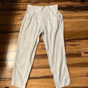 babaton pleated trousers